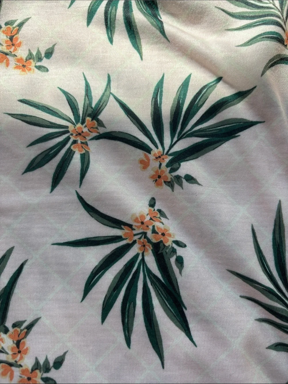 Old Navy Pink Tropical Leaf Tie-Strap Sundress
